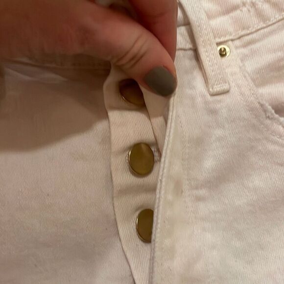 Frame Le Original high rise straight button fly jeans au natural 26 - Picture 9 of 16